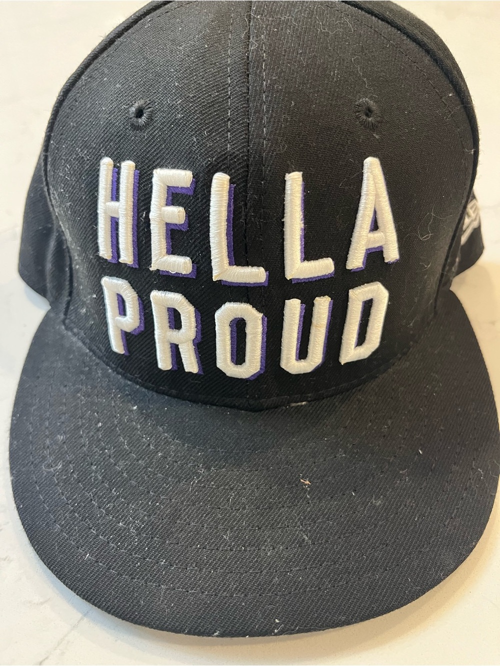 9fifty Black Snapback Sacramento Kings HELLA PROUD' Embroidery